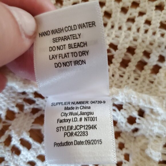 Knit Works Open Boho Cottage Core Open Vest - Picture 10 of 12